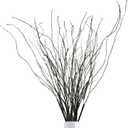 30Pcs 30" Curly Willow Branches, Artificial Flowers Twigs Decorative Sticks Stem, Dry Bendable Tree Branches for DIY Craft Home Room Wedding Floor Vase Garden Farmhouse Decor