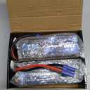 Zeee 3S Lipo Battery 7200mAh 11.1V 80C Hard Case RC Lipo with EC5 Connector for 1/5 1/8 1/10 RC Car Boat Truck Heli Airplane UAV Drone FPV Racing Models(2 Packs)