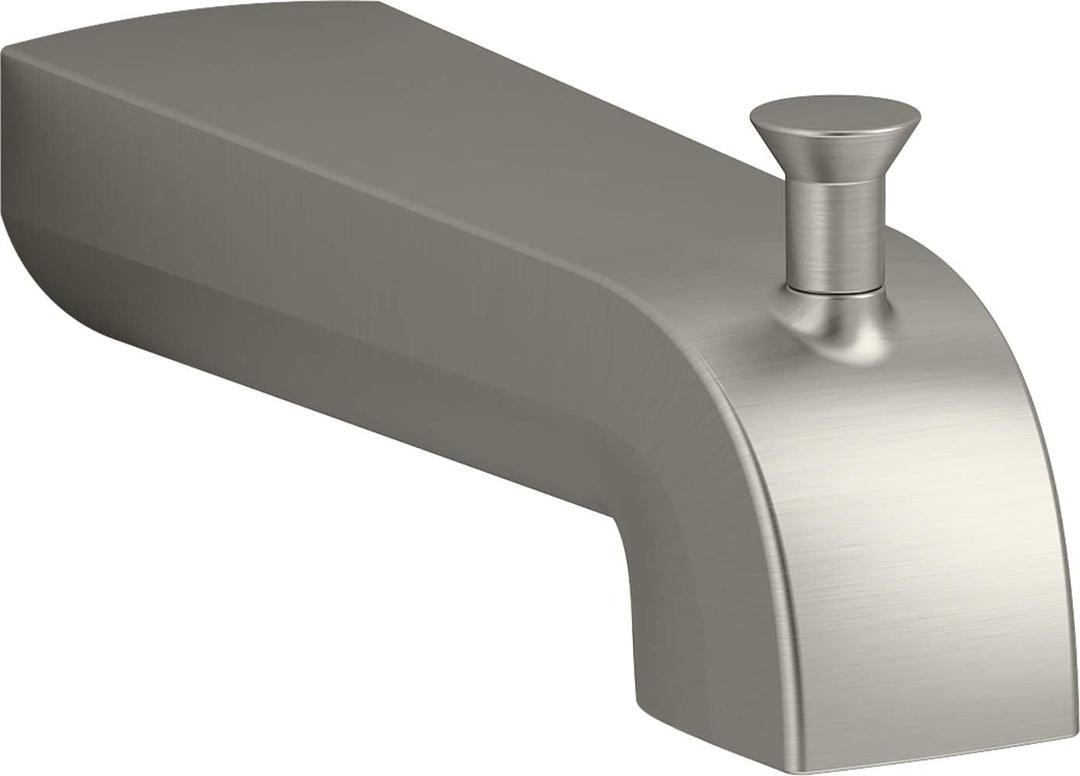 Kohler 97089-BN Pitch Wall-Mount Diverter Bath Spout Kohler 97089-BN Pitch Wall-Mount Diverter Bath Spout