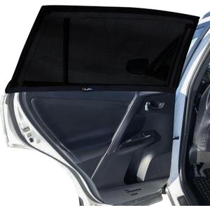EcoNour Car Rear Window Sun Shades Compatible for Toyota Rav4 | 2Pack-Sun Shade with 100% UV & Mosquito Protection | Breathable Mesh Rear WindowCovers for Privacy & Blackout- Car Window Accessories