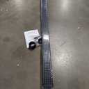 Linear Shower Drain, 60 inch Black Drain with Removable Grate Cover, Brushed 304 Stainless Steel Shower Floor Drain, Linear Drain with Hair Strainer and Adjustable Feet