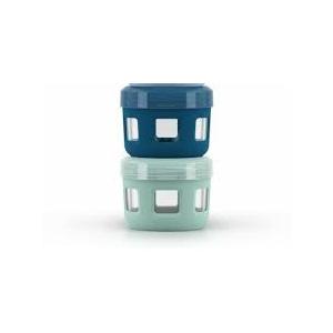 Ello Duraglass 4 Ounce Glass Condiment Container Set of 2