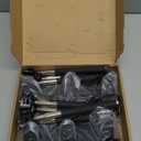 10 PCS Adjustable Handheld Sign Holder, 7.9-37'' Stainless Steel Billboard Airport Pick-Up Poster Holder Welcome Sign Leader Tour Guide Sign Parade Signboard, No Signboard