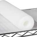 Pantry Shelf Liners for Wire Shelving: 13 Inch Wide Clear Waterproof Shelves Liner - Easy to Cut Translucent 1.2 mm Thick Plastic Metal Rack Mat for Drawer 13" W x 120" L