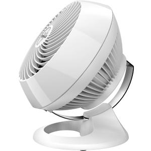 Vornado 560 Whole Room Air Circulator, Medium Floor Fan with 4 Speeds, Adjustable Tilt, Easy to Clean, Quiet Fan for Home, Office, Bedroom, White