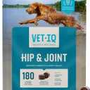 VetIQ Glucosamine Hip & Joint Supplement for Dogs, 180 Soft Chews, Dog Joint Support Supplement with MSM and Krill, Dog Health Supplies Large & Small Breed, Chicken Flavored Chewables