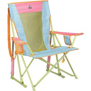 GCI Outdoor Comfort Pro Rocker Camping Chair | Portable Folding Rocking Chair with Durable Armrests & Drink Holder  Sweet Tea