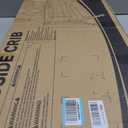 BCOL Baby Bassinet, Bedside Bassinet for Baby, 3 in 1 Bassinet Bedside Sleeper with Wheels, Mosquito Net, Adjustable Easy Folding Portable Bed for Infant Newborn (Dark Grey), Crib