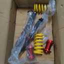 Lowering Coilovers Struts Compatible for 2006-2013 BMW 3-Series 325i 328i 335i E90 E91 E92 Front & Rear Shocks Adjustable Height Suspension Coil Spring Strut  RWD Only (Set of 4)(Yellow)