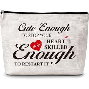 Nurse Cosmetic Bag, Nursing Bags for Nurses, Nurse Appreciation Gifts for Women, Thank You Gift for Nurse, Nursing Student Graduation Gifts, Birthday Retirement Nurses Week Gifts -41
