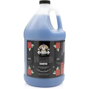Bark2Basics Rock The Dog DeShedding Pet Shampoo, 1 Gallon - Reduces Shedding and Excessive Hair, Removes Undercoat, Vitamin Infused, 32:1 Concentrated, Professional Grade
