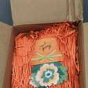 2 LB Fluorescent Orange Crinkle Cut Paper Shred Filler Great for Gift Wrapping, Basket Filling, Birthday, Wedding, Halloween, Thanksgiving, Christmas Day, New Year Party Decorations Filling Supplies