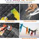 URPOWER Dog Car Seat Cover for Pets 100% Waterproof Seat Cover Hammock 600D Heavy Duty Scratch Proof Nonslip Durable Soft Back Seat Covers for Cars Trucks and SUVs