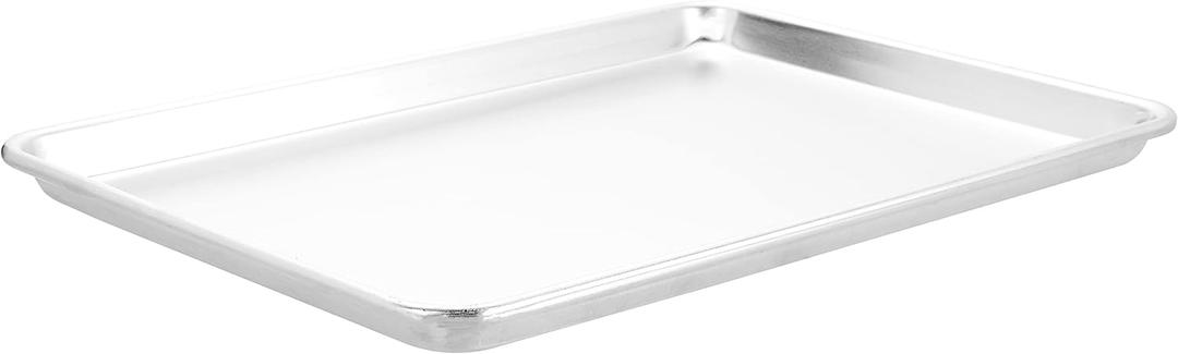 Nordic Ware Naturals Half Sheet - USA Made Aluminum Commercial Quality Sheet Pan for Baking or Roasting, Encapsulated Galvanized Steel Rim Prevents Warping, 1Pack