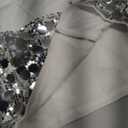 Floerns Women's Contrast Sequin Sleeveless Cropped Cami Shiny Party Camisole Tops Size L