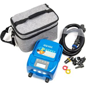 Seamax SUP 16DB Electric Air Pump for Inflatable SUP and Boat, Intelligent Firmware with Built-in Temperature Sensor and Timer