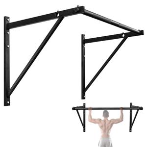 Yes4All Heavy Duty Wall Mounted Pull Up Bar  Multi-Grip Pull Ups / Pull Up Bar Ceiling Mount / Joist Mount for Home Gym (A. Heavy Duty)