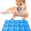 Snuffle Mat for Dogs,Premium Silicone Dog Food Mat 8x13Interactive Feed Game for Boredom,Encourages Natural Foraging Skills and Stress Relief for Medium Pets Smell Training Slow Feed Mat B