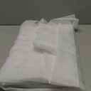 NICETOWN White Sheer Curtains 84 inches Long - Home Decoration Grommet Airy & Lightweight Elegant Window Treatments with Light Filtering for Bedroom/Living Room (2 Panels, W54 x L84)