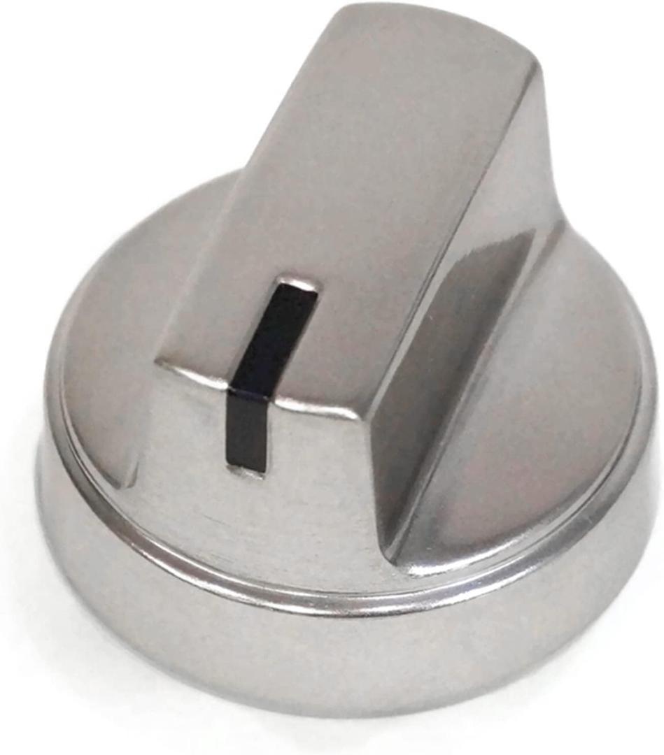 GE WB03X29354 Range Surface Burner Knob (Stainless Steel)