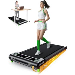 Walking Pad with Incline, Akluer Incline Treadmills for Home, 2.5 HP Under Desk Treadmill Small with Remote Control, Walking Pad Small Treadmill with LED Display (Black)