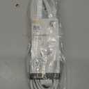 GE 3-Outlet Flat Extension Cord 8 Ft Grounded Extension Cord with Multiple Outlets 3 Prong Outlet Extender Flat Plug Indoor Power Strip 16 Gauge UL Listed White 50251