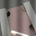 Ovutek Smart Scale for Body Weight, Digital Bathroom Scale BMI Weighing Body Fat Scale, Accurate Body Composition Scale Monitor for People's Health with Smartphone App, Compact Size, 400lb (Pink)