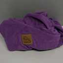 cyeollo Fleece Dog Pajamas Dog Pjs Jumpsuit Thermal Dogs Onesie Stretchable Doggie Coat Warm Pet Clothes for Medium to Large Sized Dogs Apparel, Purple 3XL (XXX-Large (chest Girth: 31"-37"))