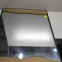 Wave design Mirror Black/Walnut 30"X40"