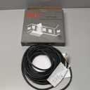 HEATIT 8JHSF1 24ft De-Icing Roof Heating Cable for Ice Dam Prevention, 8W/ft Self-Regulating Snow De-Icing Cable, Heat Cable for Water Pipes, Roof Deicing and Pipe Freeze Protection, ETL Listed 120V