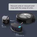 iRobot Roomba Combo j5+ Self-Emptying Robot Vacuum & Mop Identifies and Avoids Obstacles Like Pet Waste & Cords, Empties Itself for 60 Days, Clean by Room with Smart Mapping, Works with Alexa