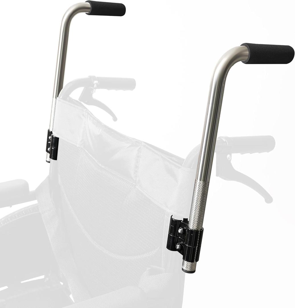 Push Wheelchair Handle Extender (300lbs Weight Capacity), Universal Wheelchair Accessories  Extendable Handle, Adjustable Extender for Adults