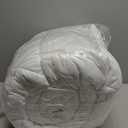 ViscoSoft Microfiber All Seasons Down Alternative Quilted Comforter - Cooling Breathable Premium Soft Reversible Microfiber Duvet Blanket, White, King/California King