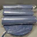 Chair Cushions for Dining Chairs with Ties and Removable Cover, Dining Kitchen Chair Pads with Non-Slip Bottom, High-Resilience Indoor Seat Cushions, 16'' x 16'' x 2'', Set of 4, Light Blue