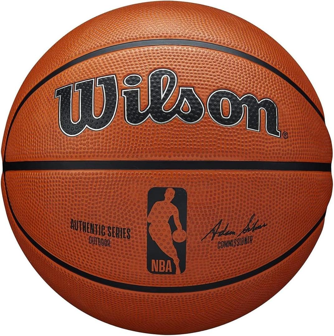 WILSON NBA Authentic Series Outdoor Basketballs, Size 7 - 29.5"