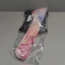 Wrist Rest Support Ergonomic Gel Mouse Pad & Memory Foam Keyboard Set Non-Slip Rubber PU Base Easy Typing and Relieve Wrist Pain Mouse Mat for Computer Office - Pink Marble