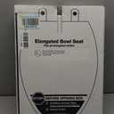 KOHLER 20110-0 Brevia, Slow Close Toilet Seat, Elongated Toilet Seat, Grip-Tight Bumpers Quick-Attach Hardware, White