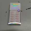 BTArtbox Press On Nails Almond - Power Calm, Lamp-Curable 4-Week Wear Nude Pink Extra Short Press On Nails with Glue and Adhesive Tabs, Easy-to-Apply in 16 Sizes - 32 Nails All-in-One Kit