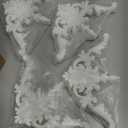 Pangda Corner Wall Molding French Style Wainscoting Panels Flora Moulding Corner Panel Wall Molding Kit for Cabinet Picture Frames Decor, Not Include Glue (8 Pcs,Vintage Style)