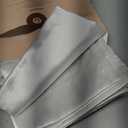 Bedsure King Size Satin Pillowcase Set of 2 - Ivory Silky Pillow Cases for Hair and Skin with Envelope Closure, Similar to Silk Pillow Cases, Gifts for Women Men, 20x36 Inches, 2pcs