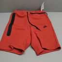 Nike Sportswear Tech Fleece Men's Shorts FB8171-672 (LT UNIV RED HTR/Black), Size S