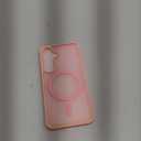 SUPFINE Magnetic for Samsung Galaxy S24 Case / S25 Case(Compatible with MagSafe) (Military Grade Drop Protection) Slim Translucent Shockproof Phone Case, Pink