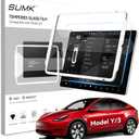 Tempered Glass Screen Protector for Tesla Model Y /3 Accessories, [Anti-scratch & Anti Fingerprint& 9H] 15 inches TouchScreen Protector for Model Y (2020~2025) Model 3 (2017~2023) - Glossy