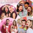 Cabilock 20 Pcs Lips Photo Props on Sticks for Parties Wedding Birthdays Fun Lipstick Decoration Festival Photobooth Accessories