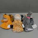 JOYIN 3Pcs Kids Hand Puppet Set with Working Mouth, Toddler Plush Toy Includes Elephant, Giraffe, Lion, Bear, Raccoon and Monkey for Show Theater, Easter Birthday Gifts for Kid