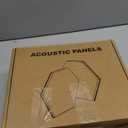 Soundproof Wall Panels Mass Loaded Vinyl Sound Proof Panels High Density 12 Pack Self-Adhesive Sound Barrier 12"X10.2"X0.4" MLV Insulation for Walls, Doors, Ceilings (White)