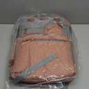 Astro alan Baby Diaper Bags with Changing Station, Waterproof Diaper Bag Backpack for Moms Dads with USB Charging Port, Baby Shower Gifts, Large Capacity diaper backpack, Grey Pink