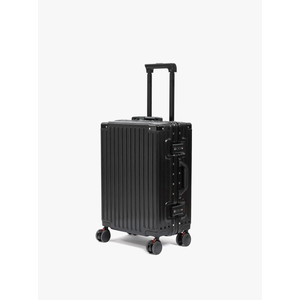 20inch Carry On Luggage 22x14x9 Airline Approved, Zipperless Luggage Carry On TSA Approved ABS+PC Hard Shell Suitcases, Lightweight Carry On Suitcases with Aluminum Frame, Black
