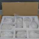 8 Pack Ceramic Bud Vase, White Ceramic Vase Modern Mini Bud Vase in Bulk for Centerpieces, Small White Vase for Flowers Pampas Grass, Wedding, Home