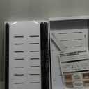 Seinloes 2 Pack Pull Out Cabinet Organizers 21"Deep with Raising Pad for Framed Cabinets, Expandable Slide Out Drawers Upgrade 3 Slide Rails, Roll Out Shelves Adhesive, Adjustable Width 12"-20.45" White